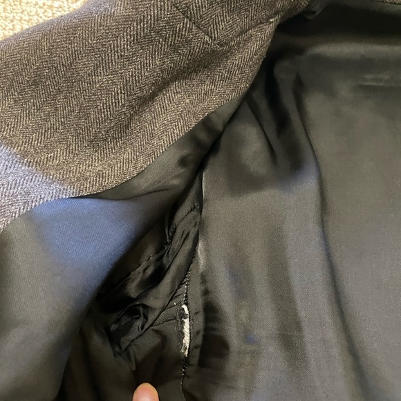 Vintage Agnès B Wool Coat with Original Coat cover. Men’s Size 48 or Medium. - Picture 8 of 10